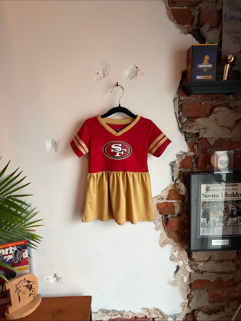 San Francisco 49ers Toddler Dress Size 2T